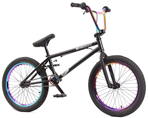 BMX : KHE BMX Silencer Limited V2 - Bicicletta da 20", rotore a 360°, 9, 9 kg, colore: Nero opaco