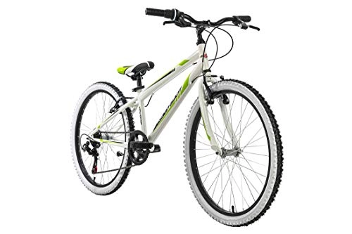 BMX : KS Cycling Scrawler, Bicicletta per Bambini, 24", RH, 38 cm, Colore: Bianco Unisex-Kids, Zoll, 31 cm