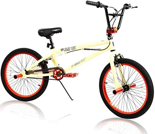 BMX : LAZNG 20-inch BMX Bike, principiante-Livello for i pi esperti BMX Bici da Corsa, Alto tenore di Carbonio Telaio in Acciaio a Doppio Strato in Lega di Alluminio Bordo Ruote