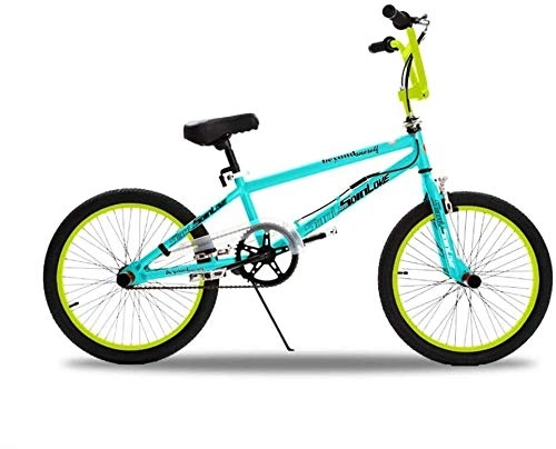 BMX : LAZNG 20-inch BMX Bike, principiante-Livello for i pi esperti BMX Race Bike, High Strength Steel Carbon Frame, Adulti Uomo Donna Bambini Generale (Colore : D)