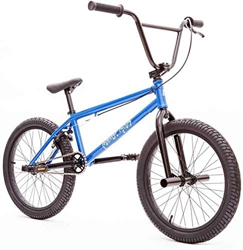 BMX : LAZNG Adulti 20-inch BMX Bike, Biciclette di Livello Professionale Street Stunt Azione BMX Biciclette, principiante-Livello for i pi esperti