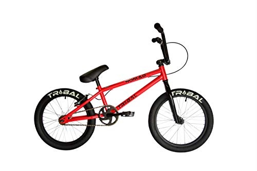 BMX : NOMAD Tribal - Bicicletta BMX da 18", colore: Rosso