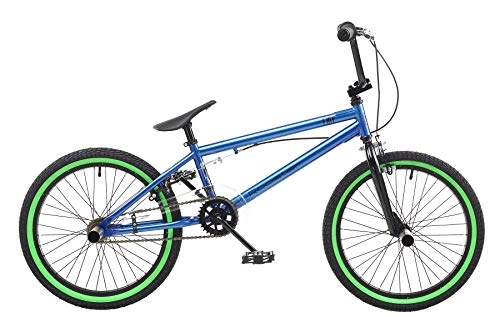 BMX : Rooster Core - Bicicletta BMX con Telaio da 9, 75" e Ruote da 20", Colore: Blu