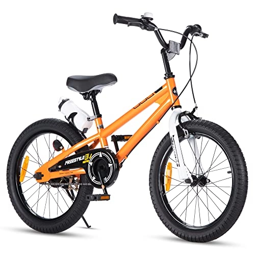 BMX : RoyalBaby bicicletta per bambini ragazza ragazzo Freestyle BMX bicicletta bambini bici per bambini 16 pollici arancione