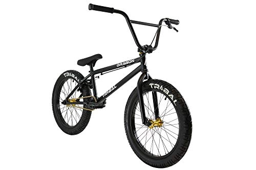 BMX : Tribal Dragon - Bici per BMX, colore: Nero opaco