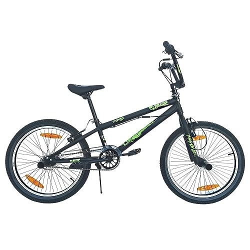 BMX : VDP BMX Freestyle Bicicletta BMX Unisex – Madd Freestyle – 20 pollici – Altezza telaio 24 cm – Freno rotore 360° – 4 Peg – Protezione catena e ruota libera – 2 freni