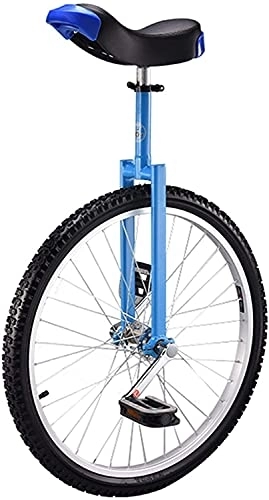 Monocicli : Balance Bicycle Unicycle for Home And Gym Fitness Fun Men's Unicycle with Skidproof Mountain Tire 24inch Blue 150Kg Load