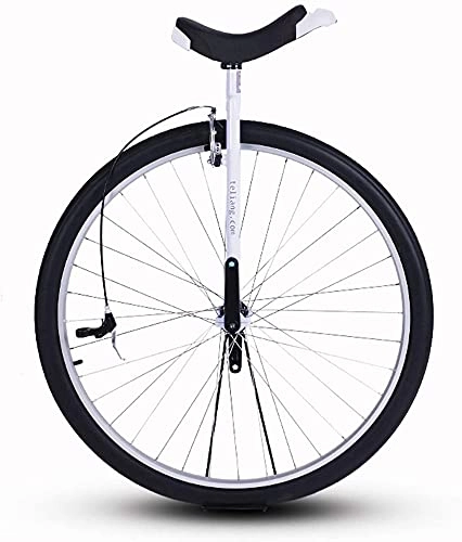 Monocicli : Balance Bike, Monociclo per Adulti Extra Large da 28" con Freni per Persone Alte Altezza 160-195 cm Pneumatico da Montagna Skid da 28 Pollici, Carico 150 kg (Nero)