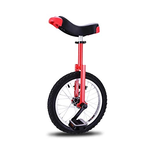 Monocicli : Balance Bike Per BambiniRuota Singola Per Bicicletta Per Adulti Per Bambini Da 16 / 20 Pollici Monociclo Per Atletica Leggera Da EsternoCamminare Al Coperto | All'aperto (Size:16; Color: Red)