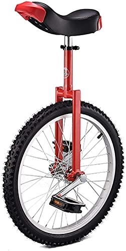 Monocicli : Big Wheel Adult Bikes Unicycle 20" Balance Cycling Unicycles with Ergonomical Design Saddle for Travelling Acrobatics 150Kg Load