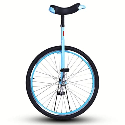 Monocicli : Blu Grande Ruota da 28" per Unisex Adulti Bambini Grandi, Perfect Starter Uni con Cerchio in Lega, Bicicletta a Pedali con Una Ruota, Sport all'Aperto