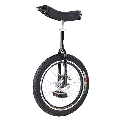Monocicli : Classico Monociclo Nero da 16" / 18" / 20" / 24" Ciclismo con Ruote, Studenti Big Bambini Adulti (Breve / Alta), Auto Bilanciamento (Size : 24IN Wheel)