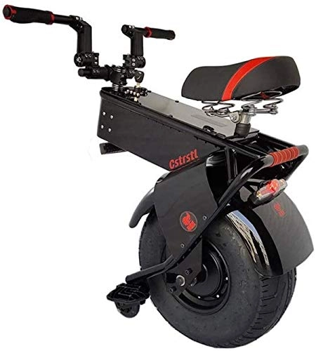 Monocicli : Clothes Potente motorino Elettrico 1500W 60V Una Ruota autobilanciante Scooter Grandi Pneumatici Moto elettrica Monociclo Scooter Adulti (Dimensioni: 45 km) [AGGIORNAMENTO] (Size : 90KM)