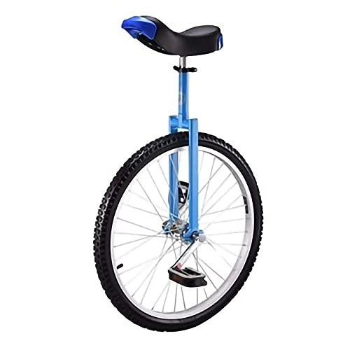 Monocicli : Cyclette per Monociclo con Ruota del Corpo Blu per attività Ricreative All'Aperto Monociclo Unisex da 24 Pollici con Pedali Antiscivolo (Colore : Blu, Dimensioni : 24 Pollici) Durevole