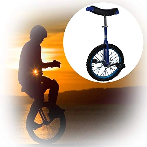 Monocicli : GAOYUY Monociclo Unisex, Monociclo Freestyle da 16 / 18 / 20 / 24 Pollici con Cerchio in Lega Forte E Robusto Sport in Bicicletta All'aperto for Adulti, Bambini (Color : Blue, Size : 24 Inches)