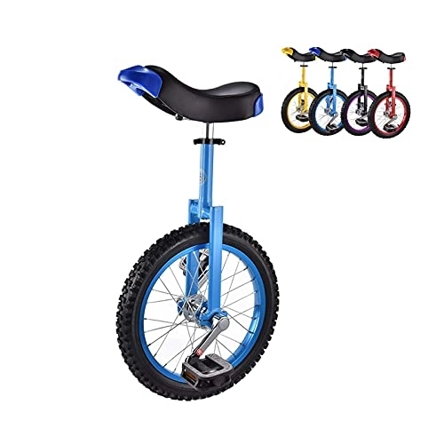Monocicli : GAXQFEI 16"(Monociclo Ruota 40.5 Cm, Robusto Durevole in Lega Di Alluminio e Bici Di Equilibrio in Acciaio Manganese, per Principianti Boy Girls Viai Sportivi All'Aperto, Blu