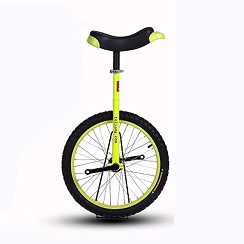 Monocicli : GAXQFEI Piccolo Monociclo per Pneumatici da 14"Per Bambini Ragazzi Ragazze Regalo, Principianti Bambini Esercizio Fisico Fitness Una Ruota Giallo Bici, Impermeabile Impermeabile Ruota Di Pneumatici