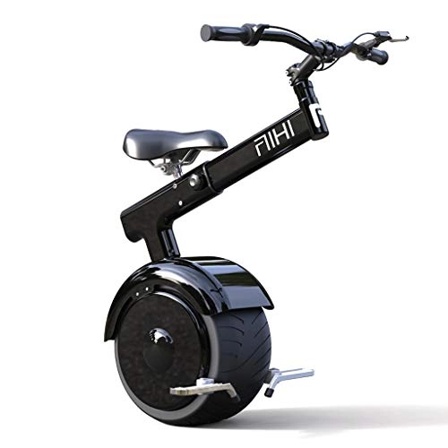 Monocicli : GJZhuan 800W Equilibrio Elettrico Monociclo Moto, for Adulti Pieghevole Monoruota Elettrico Monociclo con Freno Seat / Controllo Somatosensoriale, 67.2V, 264WH, 22kg Pesare (Size : 25km)
