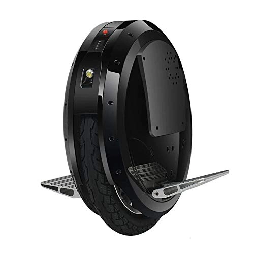 Monocicli : HOPELJ Monociclo Elettrico, Bluetooth e App, 800 W 16 km / h, Monoruota Skateboard Smart, Autonomia Fino a 28 km, Scooter Elettrico Unisex Adulto, Black