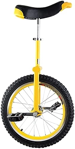 Monocicli : JINCAN. Unisex monociclo per principianti, bilancio 16 / 18 / 20 / 20 / 20 / 24 pollici Bici a ruote con pneumatici anti-skid e sella di rilascio regolabile (Taglia : 18inch)