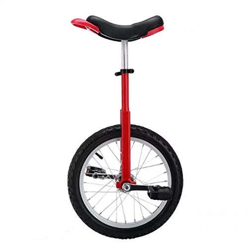 Monocicli : JUIANG con riflettore Notturno Bicicletta Esercizio - Manovella forgiata di Alta qualità Monociclo - Durevole Design ergonomico Bici di Bicicletta di Esercizio dell'equilibrio - per ciclistiche Red