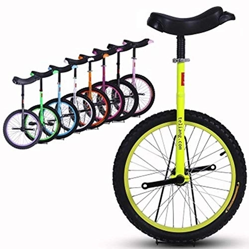 Monocicli : L.BAN Monociclo, 16 18 20 24 Pollici Regolabile in Altezza Equilibratore Esercizio per Ciclisti Uso per Bambini Adulti Esercizio Divertimento Ciclismo Fitness