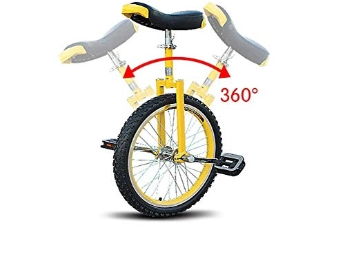 Monocicli : L.BAN Monociclo, Istruttore di Bici Regolabile 2.125"Ruota Antiscivolo per Bicicletta Equilibrio del Ciclo Uso per Principianti Esercizio per Adulti Divertimento Fitness 16 18 20