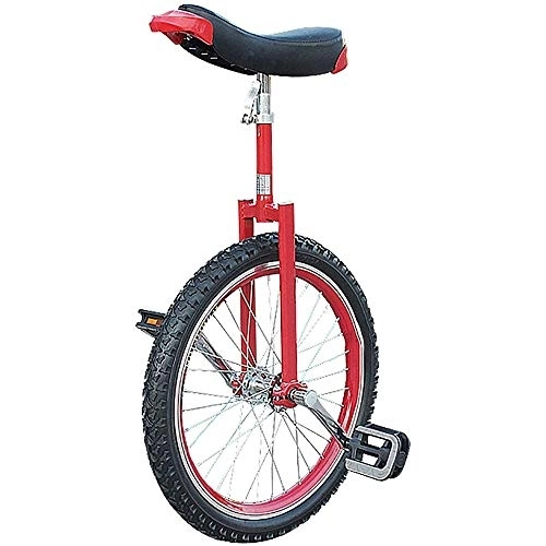 Monocicli : L&WB Monociclo Bambini / Bambini / Ragazzi (8 / 10 / 12 / 14 Anni) Monociclo, Adulti / Super-Alto Ciclismo da Ciclismo da 24 Pollici da 24 Pollici, con Pneumatici Antiscivolo, Rosso, 16 inch