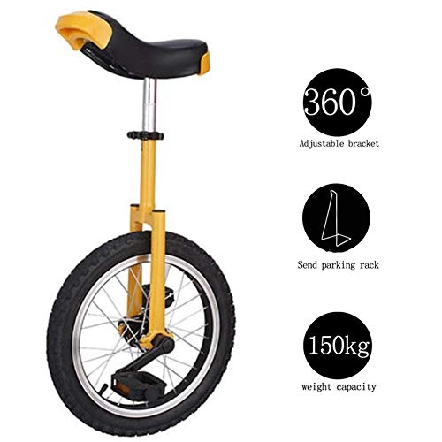 Monocicli : LNDDP Monociclo, Ruota Bici Regolabile Antiscivolo Equilibrio Ciclo Uso Trainer 2.125 'per Principianti Bambini Esercizio Fisico Fitness Divertimento 16 18 20 Pollici