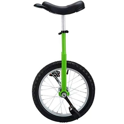 Monocicli : Lqdp Monociclo Monociclo Adulto da 20 Pollici per Donna / Uomo / papà / Mamma (150 kg), Principianti One Wheel Bike con Robusto Telaio in Acciaio al Manganese, Facile da Montare (Color : Green)