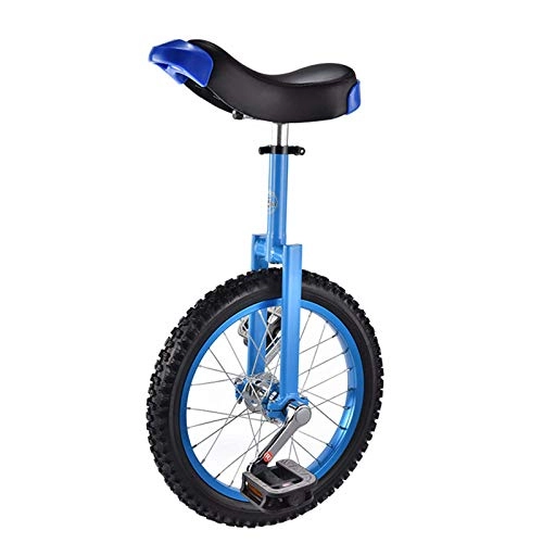 Monocicli : LXX Monociclo Bambini Monociclo Regolabile in Altezza Monociclo Bicicletta 16 Pollici 18 Pollici con Supporto per Bici e Strumenti di Montaggio, Il carico Massimo è di 150 kg