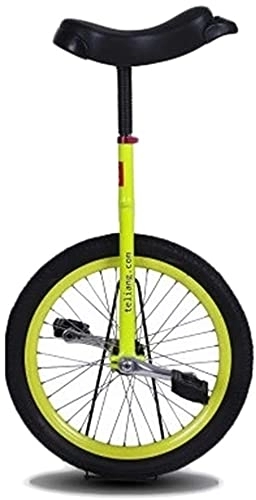 Monocicli : Monociclo Bici Monociclo Eccellente Equilibrio Monociclo Per Ciclisti Alti 175-190 Cm, Heavy Duty Unisex Adulto Big Kids Monociclo Da 24", Carico 300 Lbs (Color : Yellow, Size : 24 Inch Whee