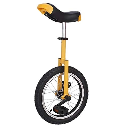 Monocicli : Monociclo Biciclette Competitivo Monocicli Bambino Adulti Ispessite in Lega di Alluminio Ispessito Telaio Bicicletta Equilibrio, for Gli Sport Esterni (Color : Yellow)