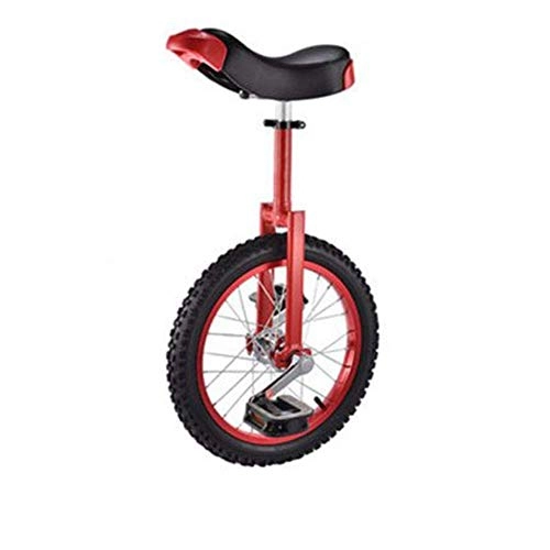 Monocicli : Monociclo confortevole e regolabile con ruota a sella Monociclo in lega di alluminio Lucchetto per allenatore per adulti - Monociclo per allenatore con cuscinetti ad alta silenziosità - Mono