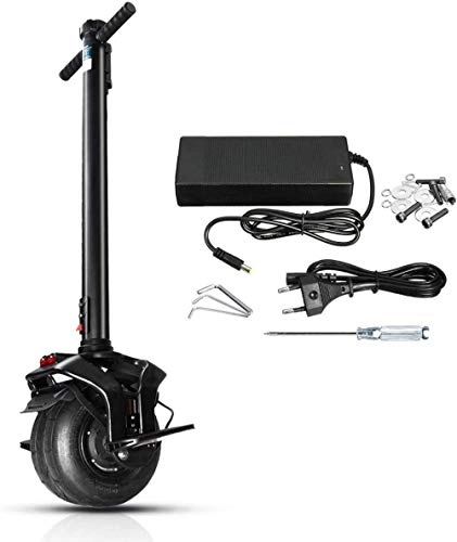 Monocicli : Monociclo elettrico monociclo con manubrio 500 Watt motore mozzo pneumatico 10 in peso 12 kg-4, 4 A