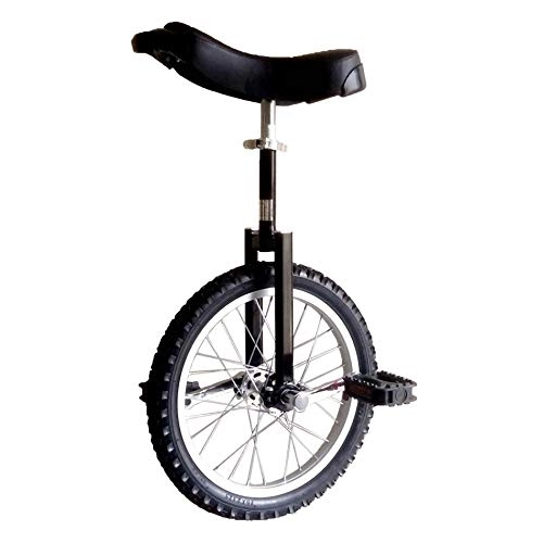 Monocicli : Monociclo, Equilibrio Regolabile Esercizio Di Ciclismo Scooter Antiscivolo Bici da Circo Esercizio Di Equilibrio per Adulti per Giovani Ruota Acrobazia / 24 pollici / Nero