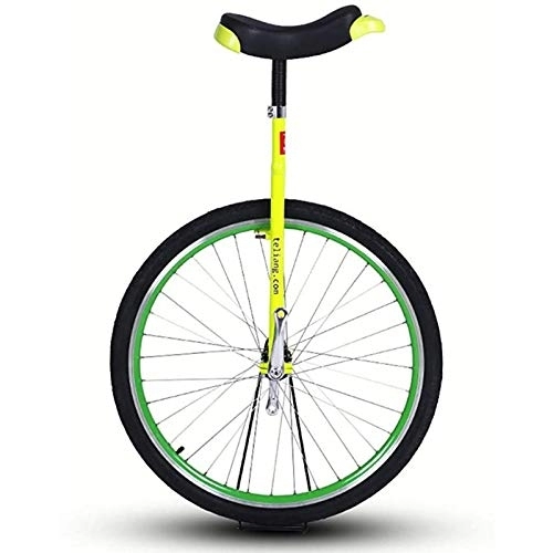 Monocicli : Monociclo Monocicli per Adulti da 28'' per Uomini / Persone Alte (Altezza da 160 a 195 Cm), Bilanciamento Extra Large, Carico 150 kg (Color : Yellow)