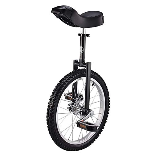 Monocicli : Monociclo Monociclo Da Allenatore Per Bambini / Adulti Nero Con Design Ergonomico, Equilibrio Per Pneumatici Antiscivolo Regolabile In Altezza Bicicletta Per Esercizi (Size : 20Inch)
