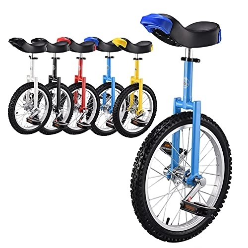 Monocicli : OHKKSD Monociclo da 20 Pollici per Adulti / Professionisti, Monociclo da Esterno con Ruota Grande con Pneumatico Grasso e Sella Regolabile, Facile da riporre e trasportare