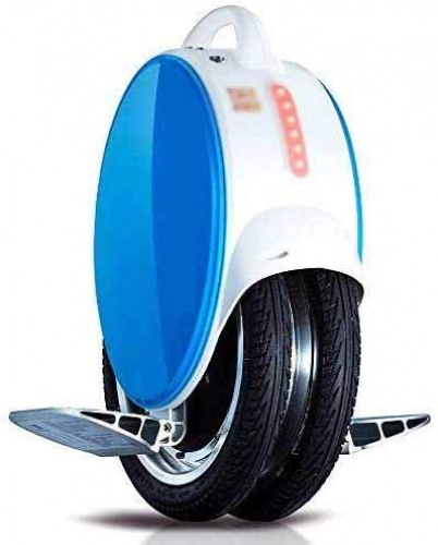 Monocicli : Tappetino in silicone con LED e una maggiore monociclo elettrico auto-bilanciamento, Blue-170WH