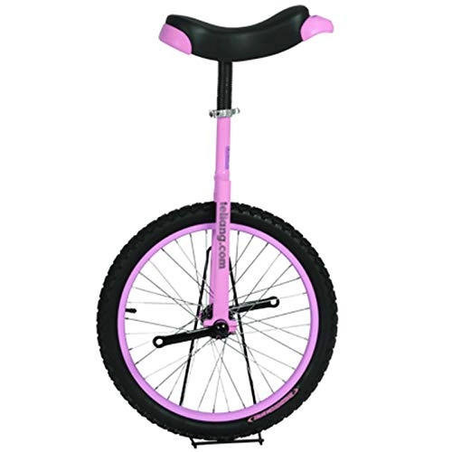 Monocicli : TTRY&ZHANG Monociclo da 20 Pollici per Adulti Professionisti, 16 / 18 bilanciamento in Bicicletta per Bambini (7 / 9 / 9 / 10 / 12 Anni), Esercizio Sportivo (Color : Pink, Size : 16 inch)