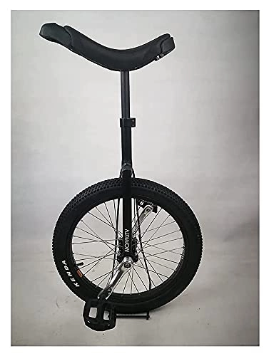 Monocicli : Unicycles for adults Bambini, monociclo rotante design ergonomico da 20 pollici, con nylon Pedali antiscivolo Wheel Trainer monociclo, robusto telaio in acciaio, tubo del sedile in lega di alluminio e
