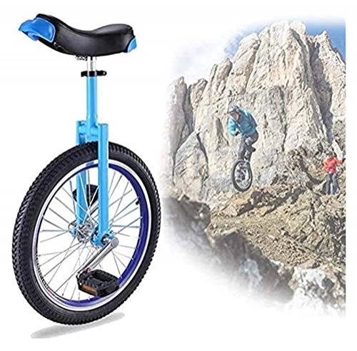 Monocicli : Unicycles - Set di ruote per adulti e bambini, antiscivolo, adatto per principianti, bambini, adulti, fitness, colore: blu (dimensioni: 50 pollici)