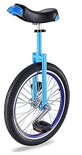 Monocicli : Unicycles Trainer, 45, 5 cm, unisex per adulti e bambini, ruote antiscivolo per mountain bike, altezza regolabile, bilanciamento bici da strada, ciclismo, sport principianti, adolescenti (colore blu)