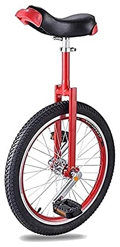 Monocicli : Unisex Unicycles, 16"18" da 18"20" Allenatore della Ruota Monociclo, Bilanciamento del Pneumatico di Skidproof Regolabile Ciclismo, Uso per Principianti Bambini Adulto Adulto Fun Fun Bike Cycle Fitn
