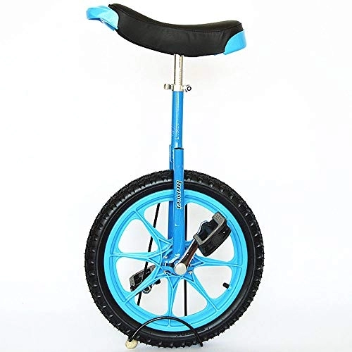 Monocicli : WHR-HARP Unicycles, 16" Trainer per Bambini / Adulti Monociclo, con Comodo Sedile a Sgancio Rapido, Adatto per Adulti e Bambini, Monociclo Esterno Regolabile, Blue