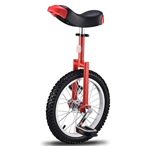 Monocicli : WRJ Monociclo, Allenatore Adulto Monociclo Altanto-Regolabile Equilibrio Skidproof Equilibrio Ciclismo Cycling Bici Adatto per Le Persone, Rosso