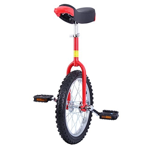 Monocicli : Yonntech 16" / 20" / 24" Trainer per Bambini / Adulti Monociclo Regolabile in Altezza Bici di Bicicletta di Esercizio dell'equilibrio dell'equilibrio di Tiro della Montagna di Butyl (20")