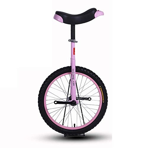 Monocicli : YQG Monociclo con Ruota da 16 / 18 / 20 Pollici per Bambini e Adulti, Bici da Allenamento Fitness con Cerchioni in Lega Anti-Scivolo con Sedile Regolabile