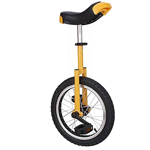 Monocicli : YQG - Monociclo per adulti da 16 / 18 / 20", altezza da 115 a 175 cm, freni, telaio in acciaio resistente e cerchi in lega